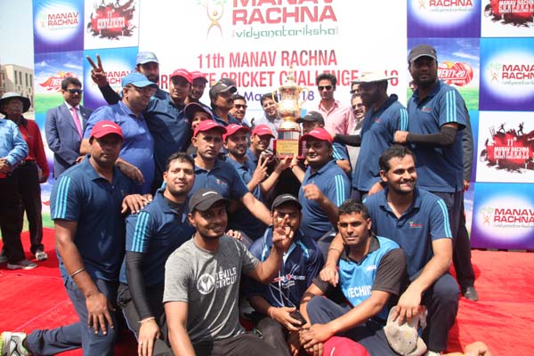 स्लेज हैमर ने जीता मानव रचना कॉर्पोरेट क्रिकेट कप सीजन-11