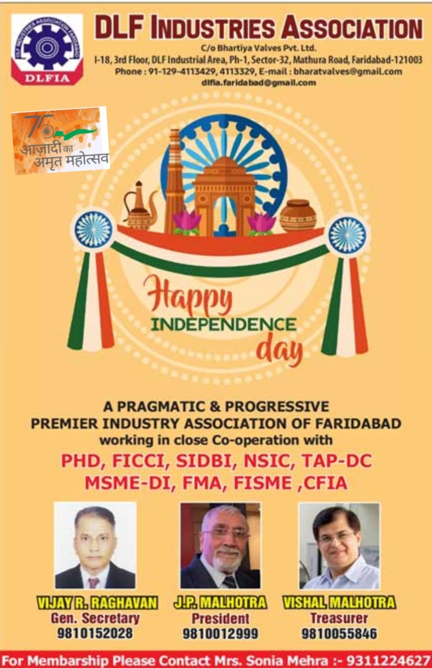 Happy independence day by :dlf-assocation