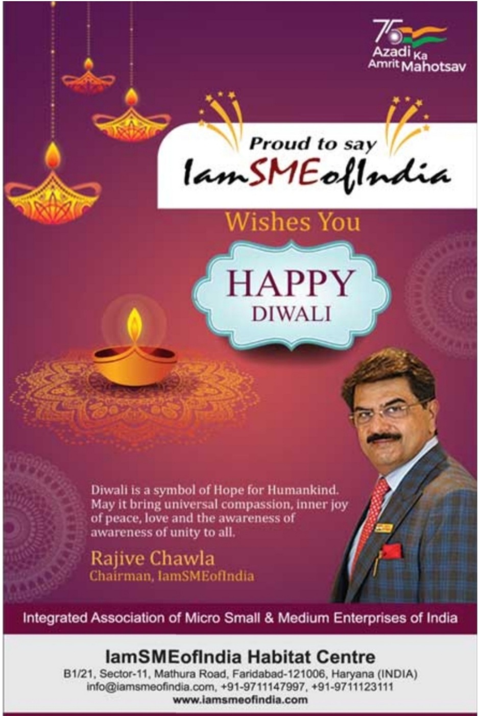 Happy diwali wish by i am sms of India India