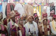 वैष्णोदेवी मंदिर में सामूहिक विवाह स मेलन में 25 जोड़ों का विवाह हुआ