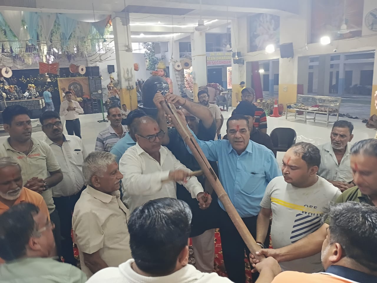 सिद्धपीठ श्री हनुमान मंदिर श्री सनातन धर्म महाबीर दल मार्किट नं 1 व पंजाबी सभा मिलकर बनाएंगे दशहरा पर्व