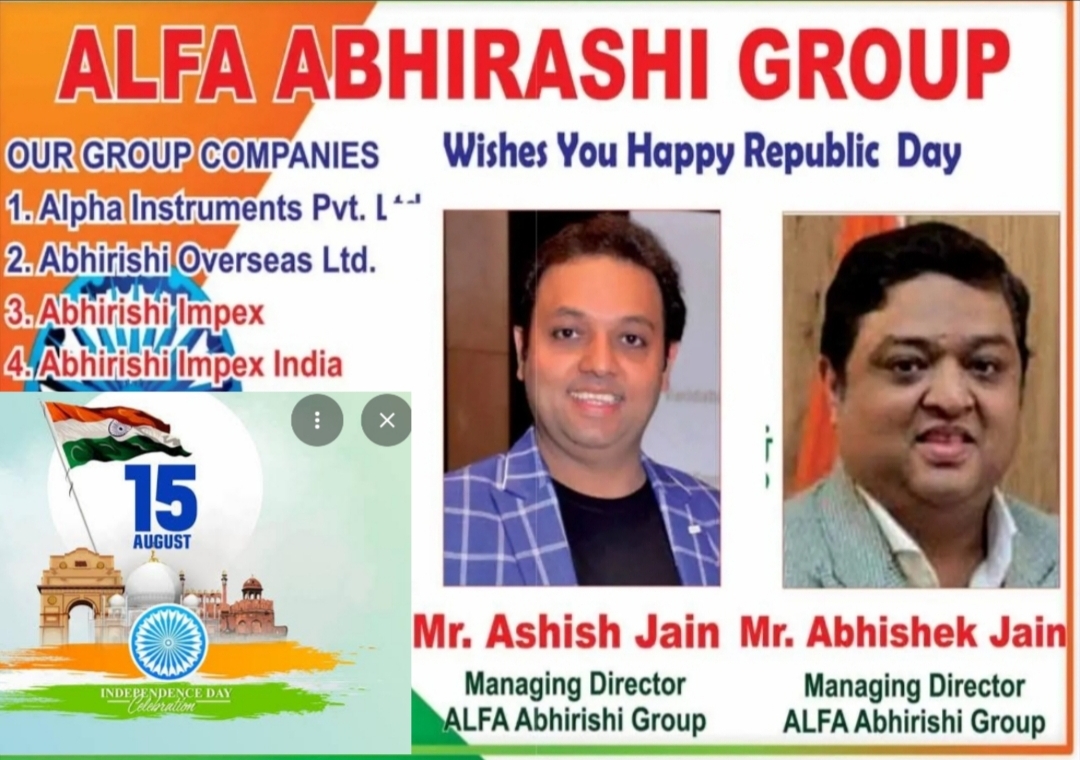 Faridabad :15 augest wish by alfa abhishari