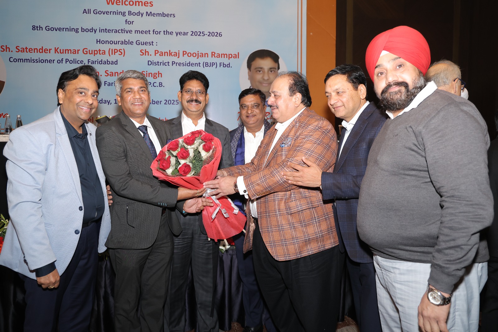 फरीदाबाद चैंबर ऑफ कॉमर्स एंड इंडस्ट्री की 8वीं कार्यकारणी बैठक का आयोजन