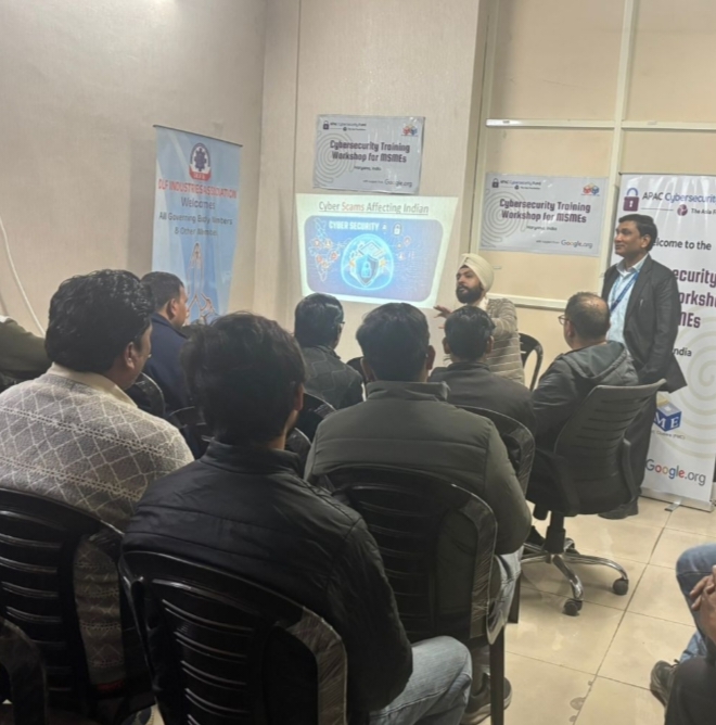 डीएलएफ इंडस्ट्री एसोसिएशन और फाउंडेशन फॉर एमएसएमई क्लस्टर के संयुक्त तत्वाधान  में साइबर सिक्योरिटी विषय पर सेमिनार आयोजित