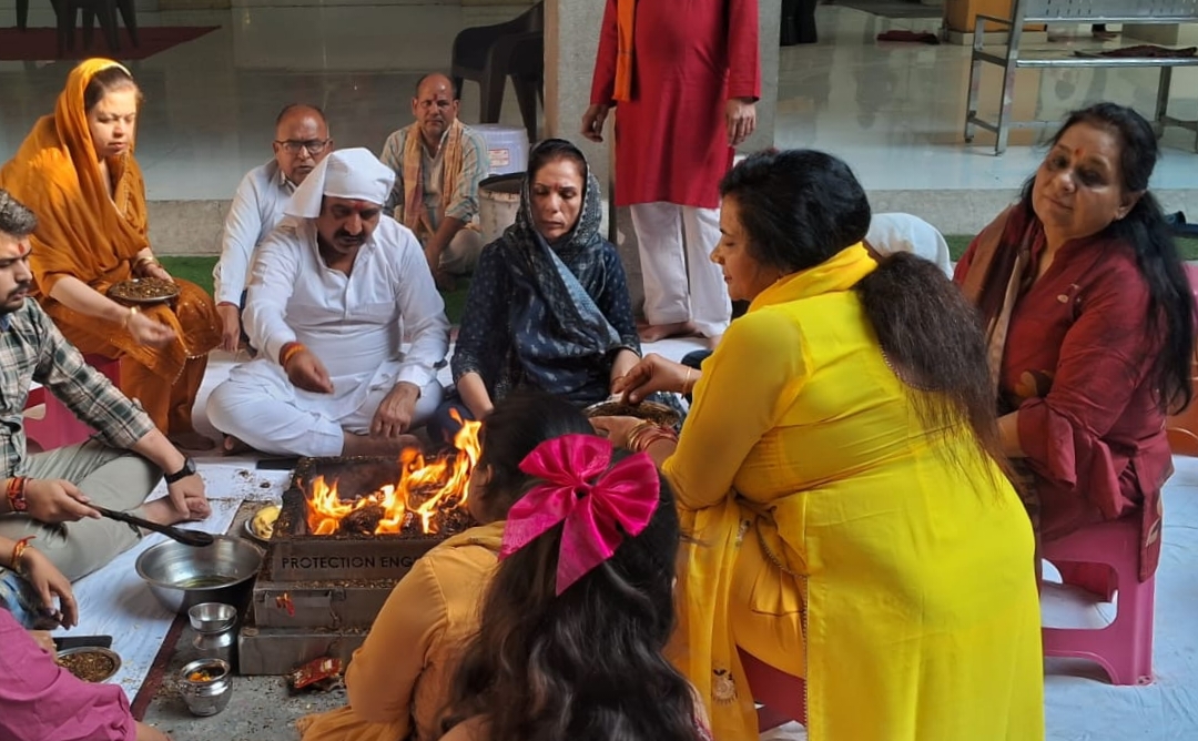 माता रानी से की समाज में सुख-समृद्धि कायम रखने की प्रार्थना : डॉ राजेश भाटिया